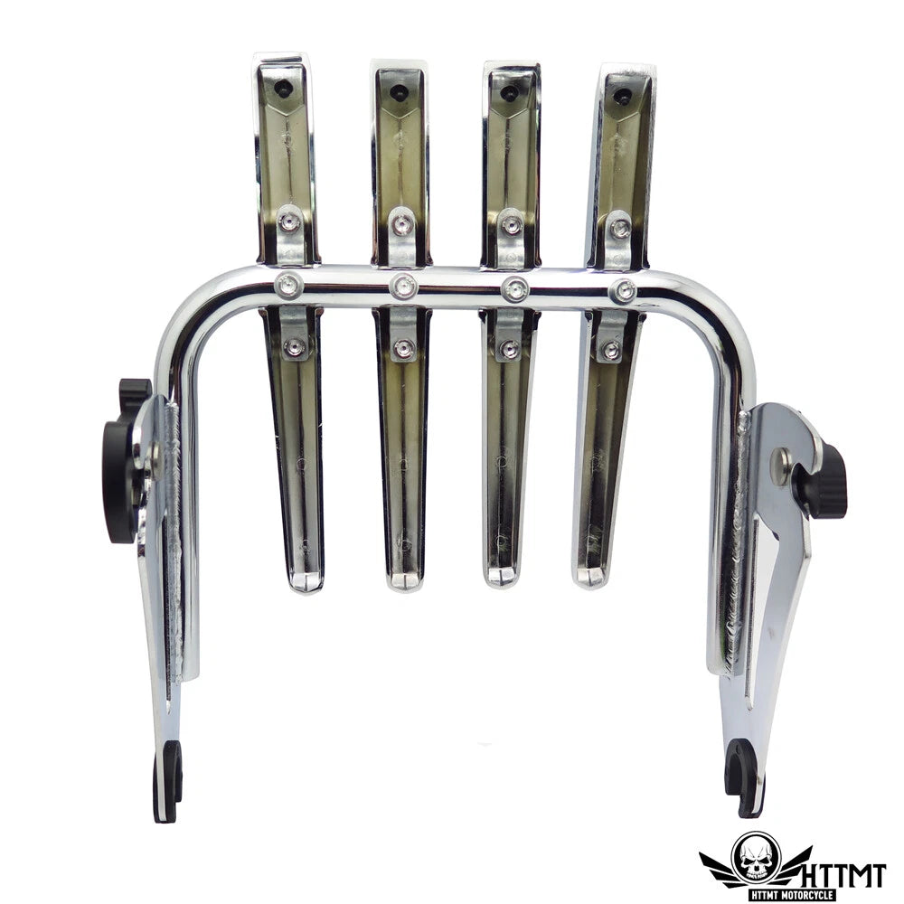 Detachable Skull Stealth Luggage Rack for Harley Touring FLHR FLTR (2014–2019)