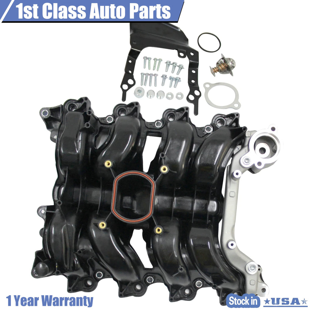 Intake Manifold w/ Gaskets & Thermostat Kit for Ford Lincoln Mercury 4.6L V8