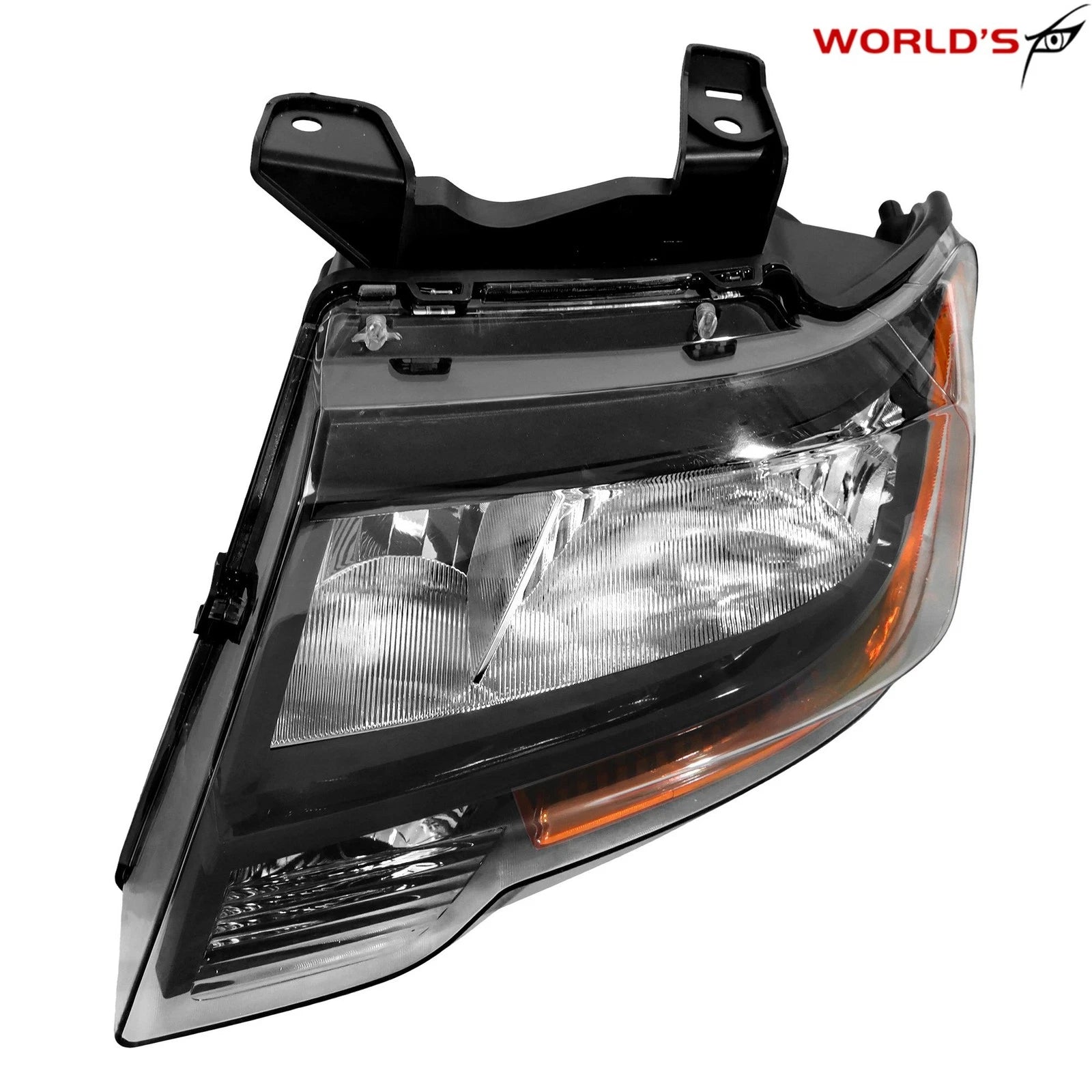 Halogen Headlight for Ford Expedition (2015–2017) Black Left Side