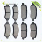 Set of 4 Low Dust Ceramic Brake Pads for Buick Allure (2005–2008)