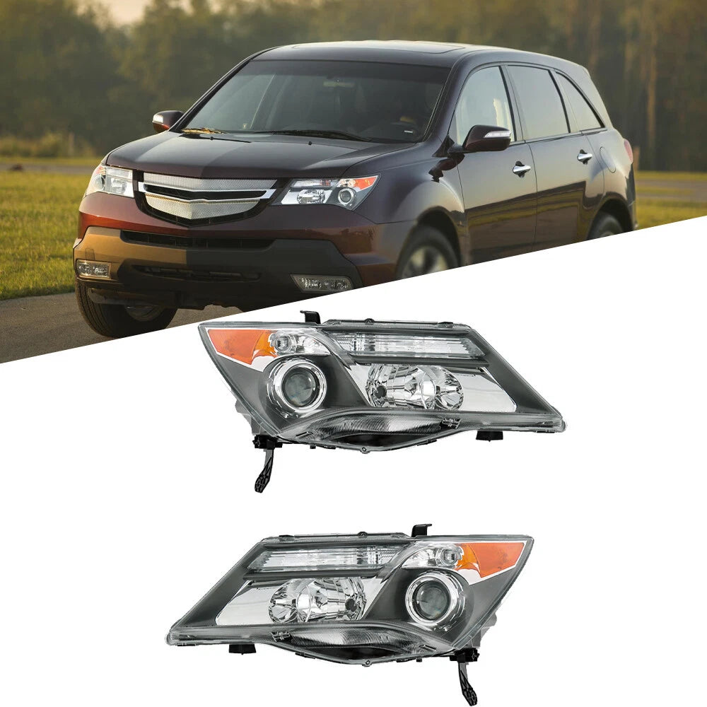 Set of 2 HID Projector Headlights for Acura MDX (2007–2009)