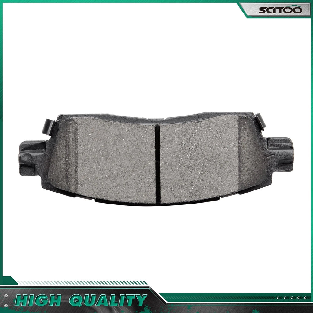 Rear Ceramic Brake Pads for GMC Envoy, Chevrolet Trailblazer (2002–2009)