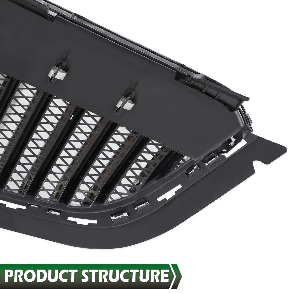 Front Bumper Upper Grille for Buick Envision (2016–2018) with Chrome Trim