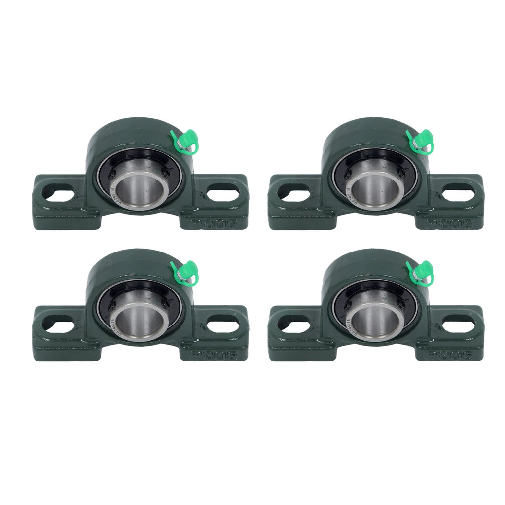 Set of 4 Pillow Block Mounted Ball Bearings for Various Applications