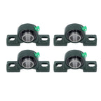 Set of 4 Pillow Block Mounted Ball Bearings for Various Applications
