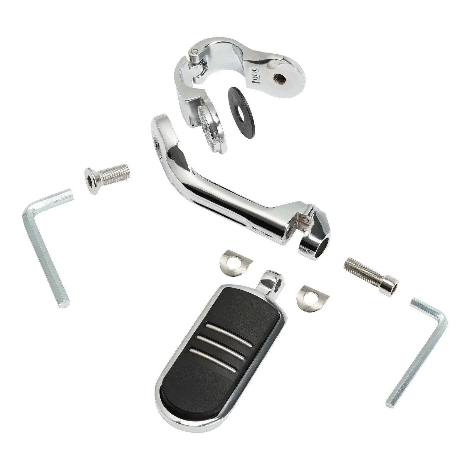 1 1/4" Long Angled Foot Pegs for Harley