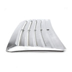 Universal Silver Air Flow Intake Scoop for Car Hood Trim