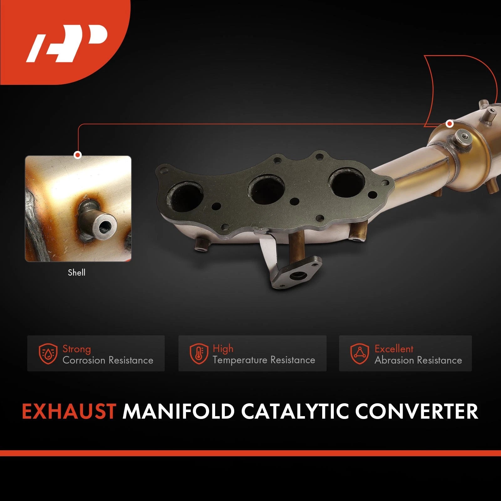 Catalytic Converter Front Left for Toyota 4Runner (2013–2023) FJ Cruiser