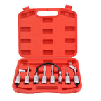 7pc Grease Gun Kit with Spring Guard & Adapters for Workshop