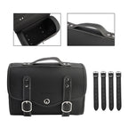 Pu Side Tail Bag for Scooter Motorcycle (Color Matching, Black)