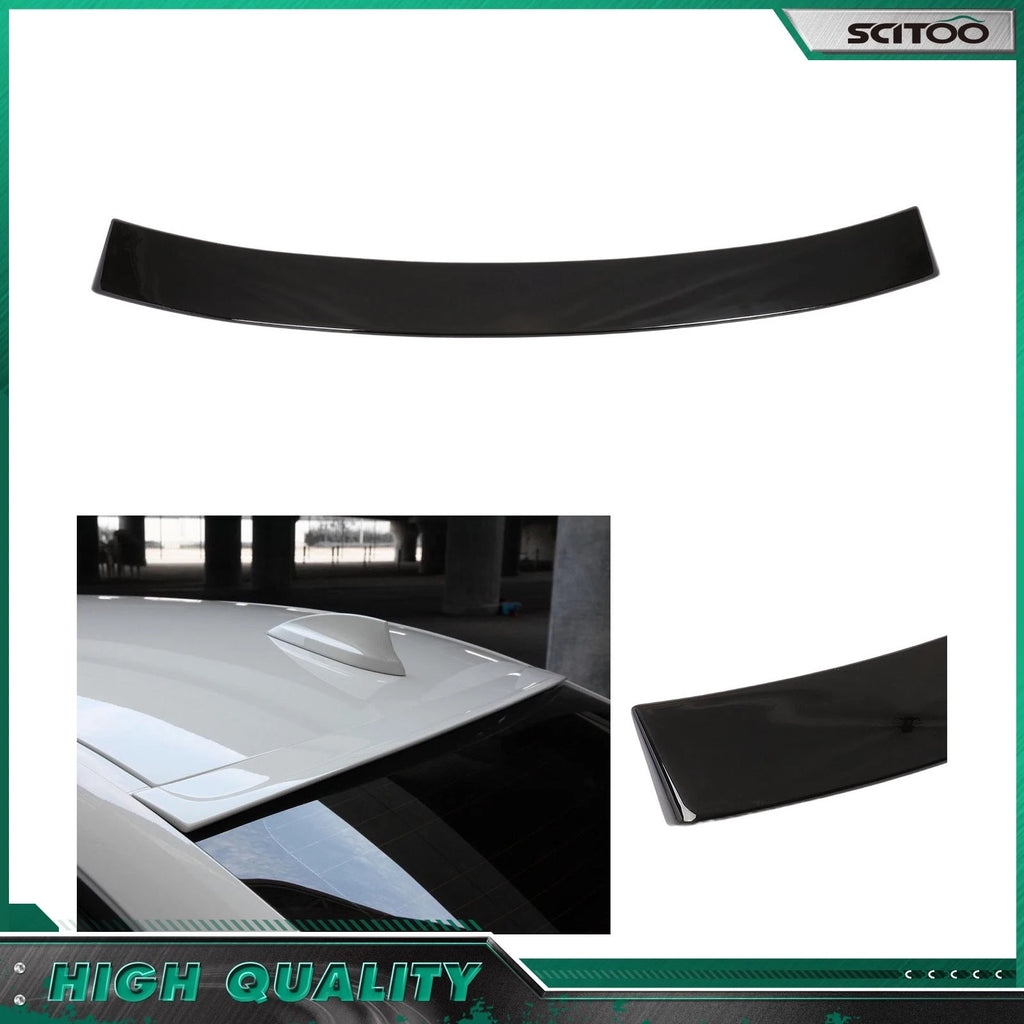 Roof Spoiler for Mercedes C-Class W204 Sedan (2008–2014) Painted Black