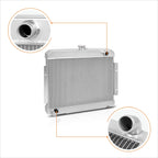 3-Row Aluminum Racing Radiator for Jeep CJ5/CJ6/CJ7 (1972–1986)