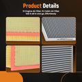 Air Filter Bundle Kit for Toyota Tacoma 3.5L V6 (2016–2023) CF10374 88970273