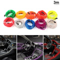 3 Meter LED Strip Lights for Car Interior Atmosphere Decoration USB