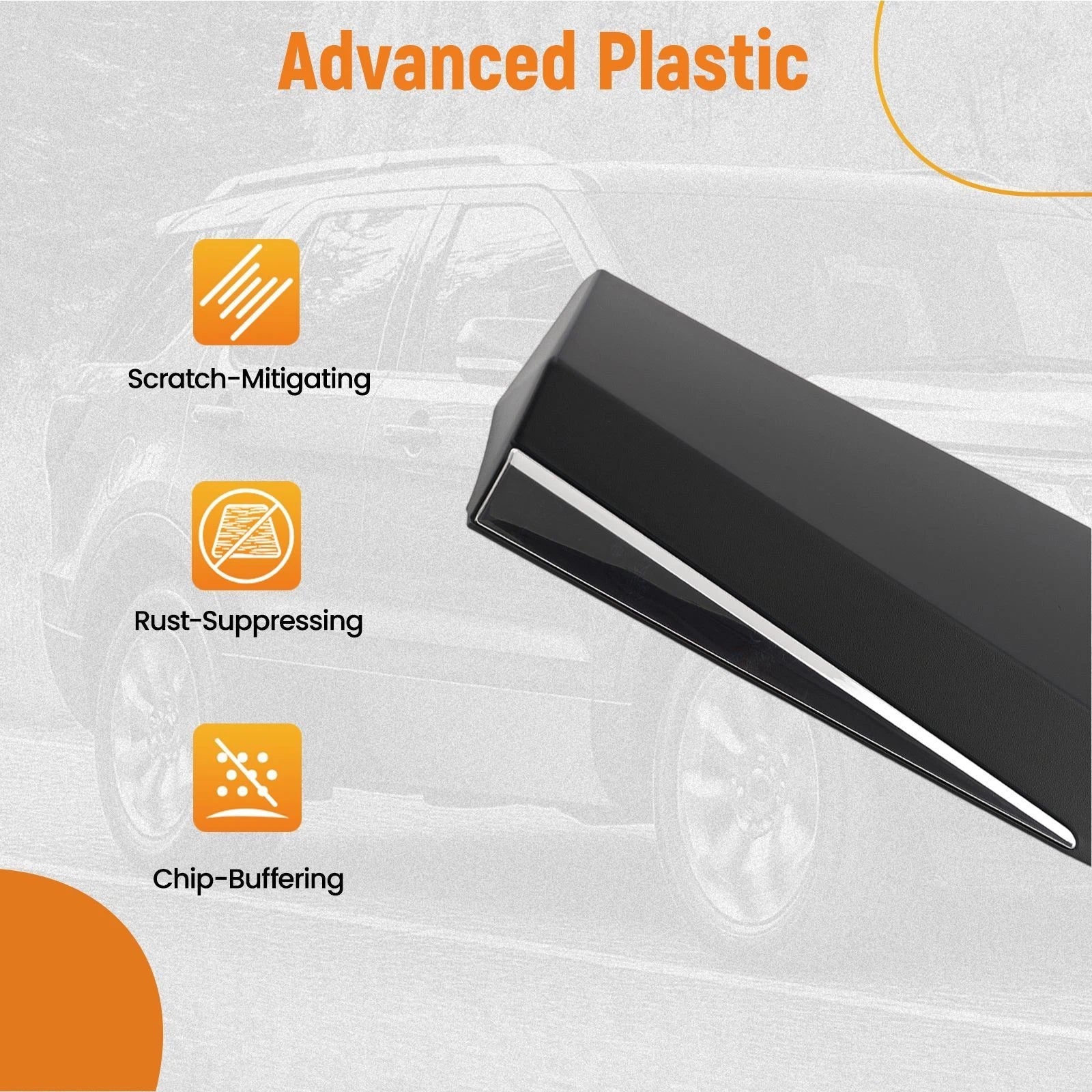 Door Trim Lower for Nissan Murano (2015–2022) 82870-9UA0A Rear Right Side