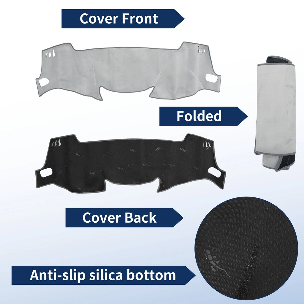 Dash Cover for Nissan Qashqai J11 (2014–2020) Without HUD, Flannel Gray