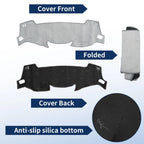 Dash Cover for Nissan Qashqai J11 (2014–2020) Without HUD, Flannel Gray