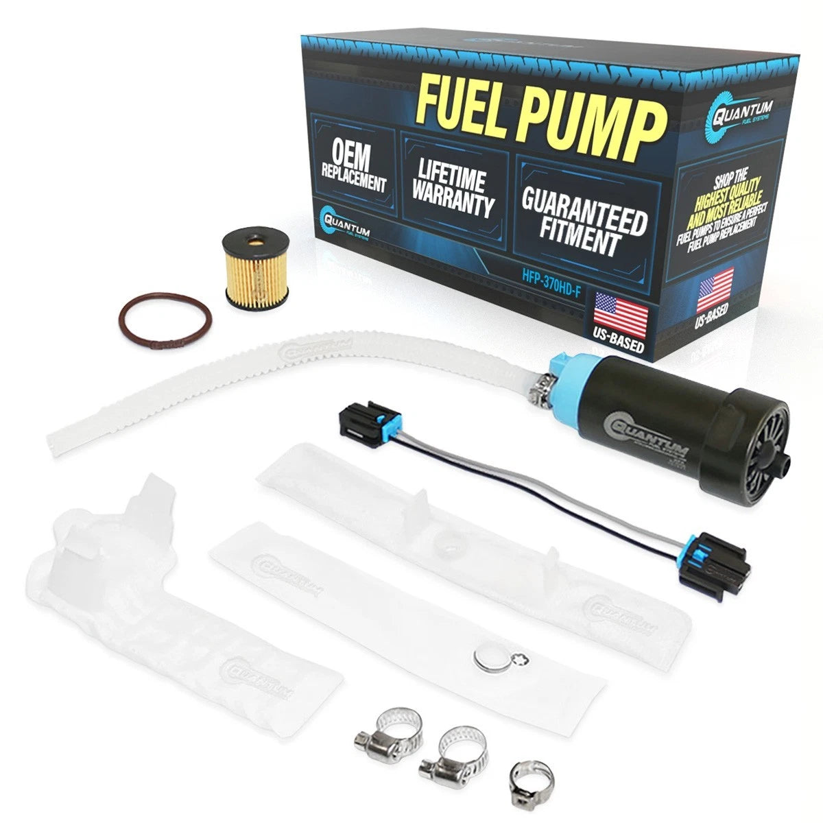 QFS Fuel Pump, Filter, Strainer for Harley Davidson FLS FXD FXS (2004–2017)