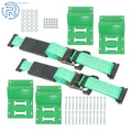 Wheel Chock Tie Down Kit for Green Car 
