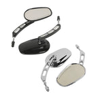 8mm Rear View Side Mirrors for Harley Touring, Road King, Road Glide (Universal)