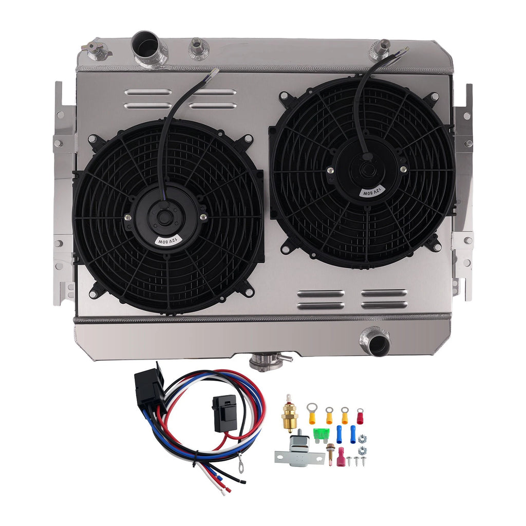 3 Row Aluminum Radiator for Chevrolet Biscayne/Chevelle (1963–1968)
