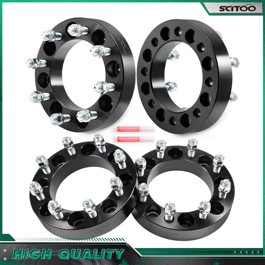 Set of 4 Wheel Spacers 1.5" 8x6.5 9/16-18 for Dodge Ram 2500 3500 (1995–2010)
