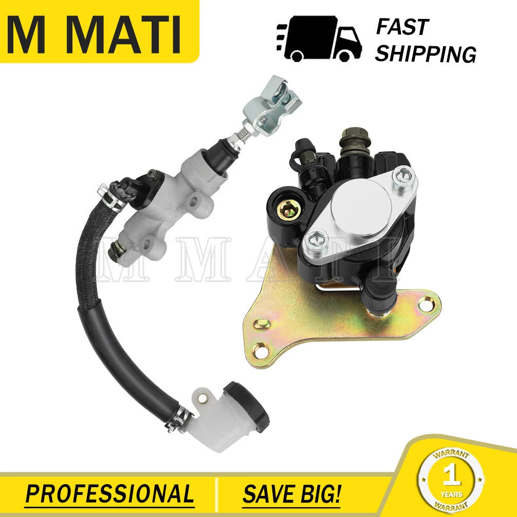Rear Brake Master Cylinder & Caliper for Honda ATV Sportrax 400 TRX 400EX (2000–2009)