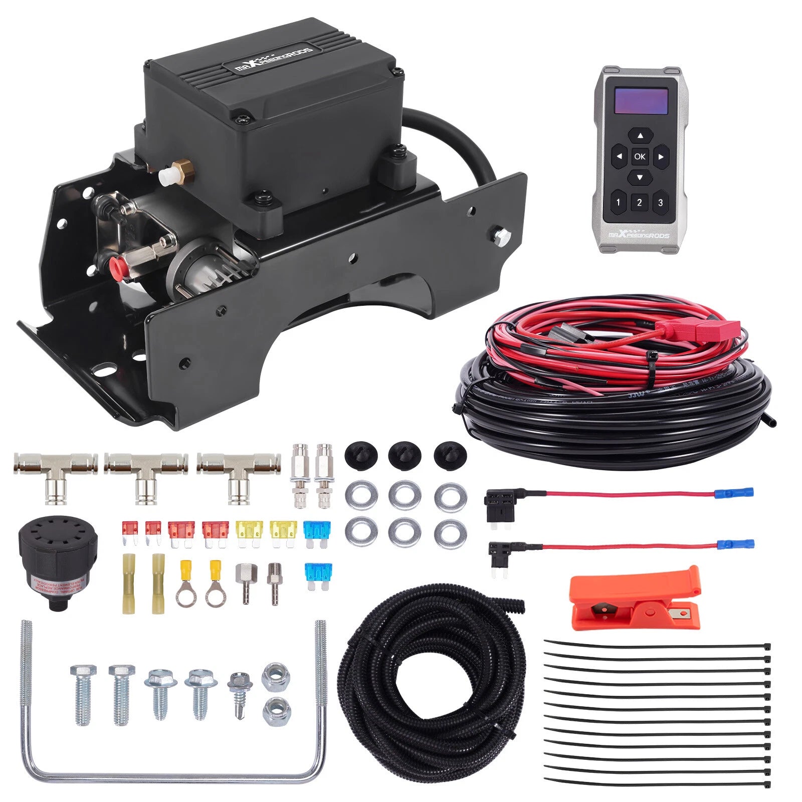 Air Suspension Kit + Air Spring Controller for Ram 2500 RWD (2011–2013)