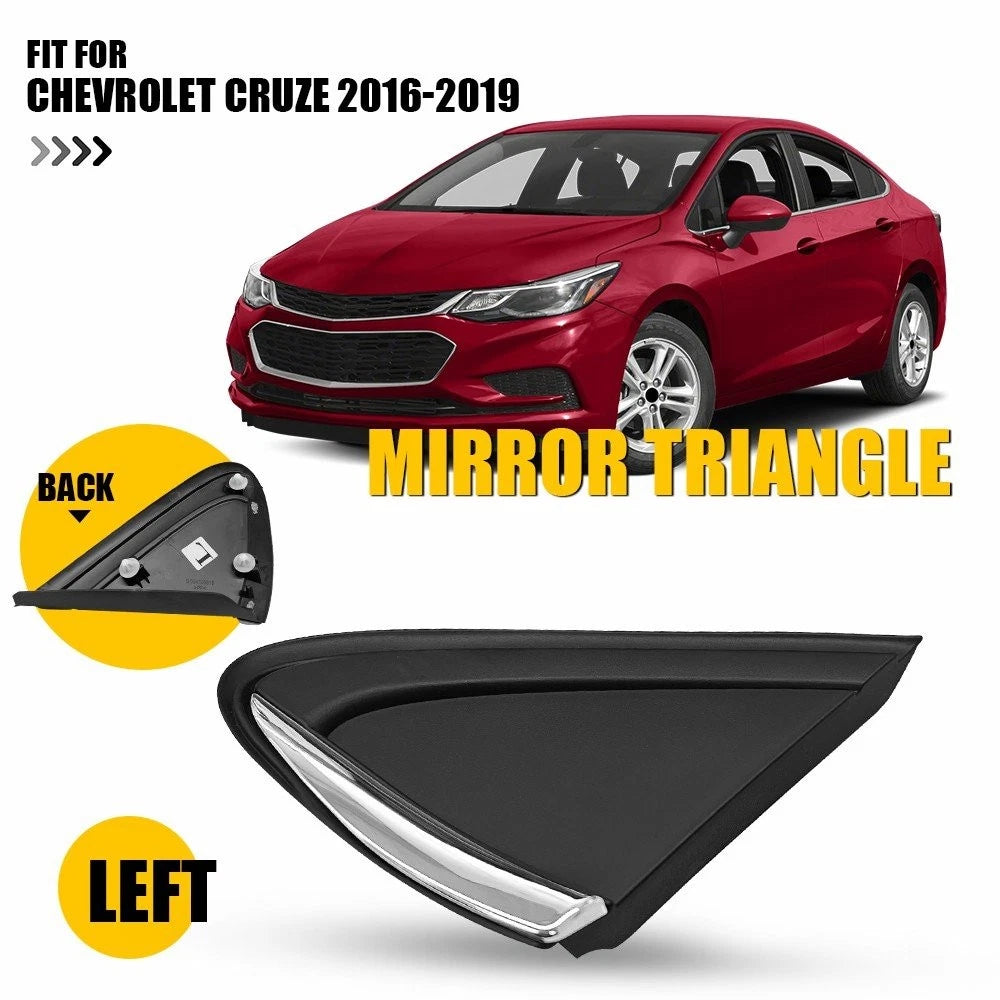 Fender Pillar Trim Mirror Corner Molding Left for Chevrolet Cruze (2016–2019)
