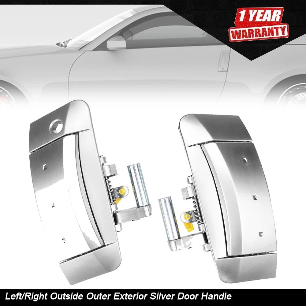 Pair of Silver Door Handles for Nissan 350Z (2003–2009)