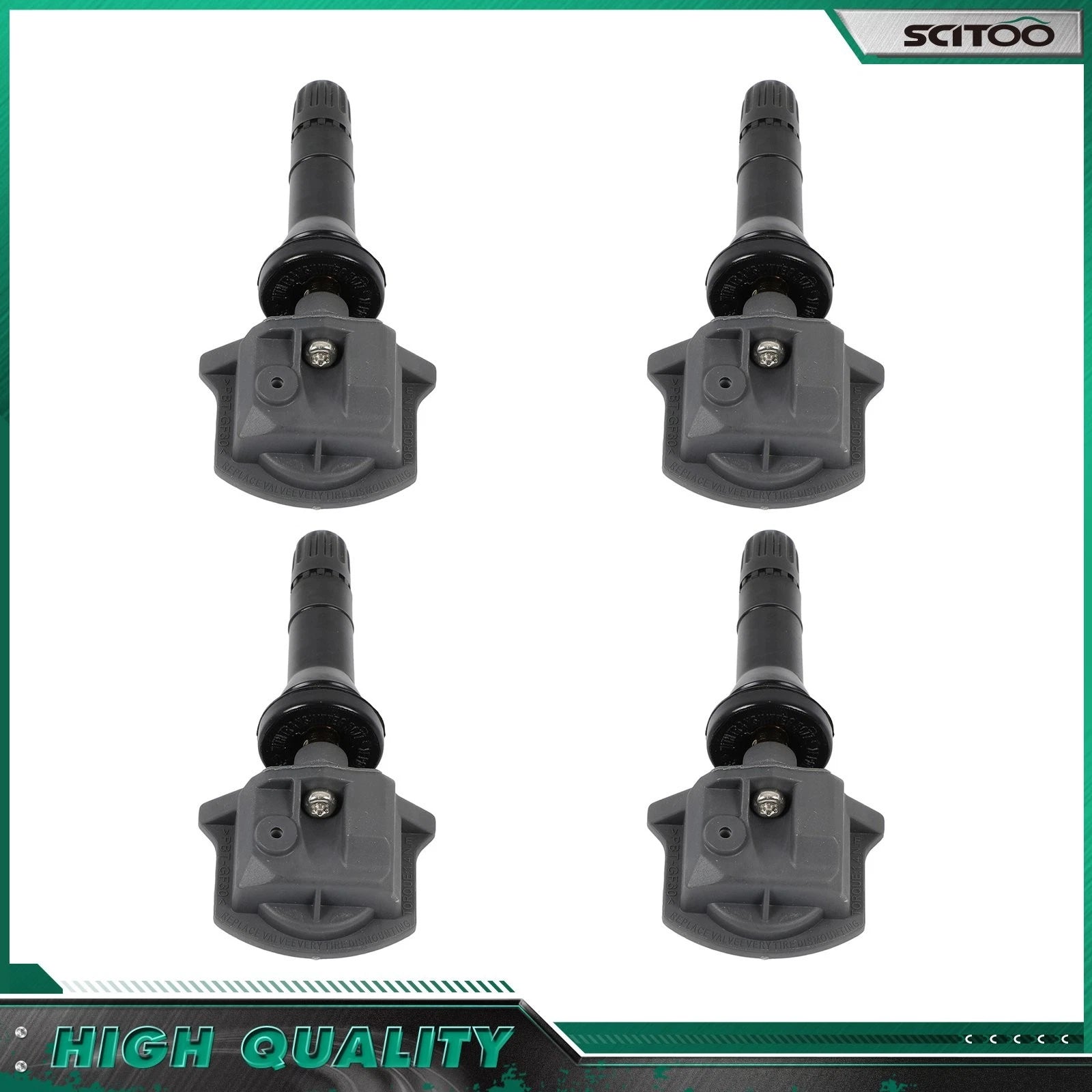 Set of 4 Tire Sensors 52940L1100 for Hyundai Sonata (2020–2023) TPMS 433MHz