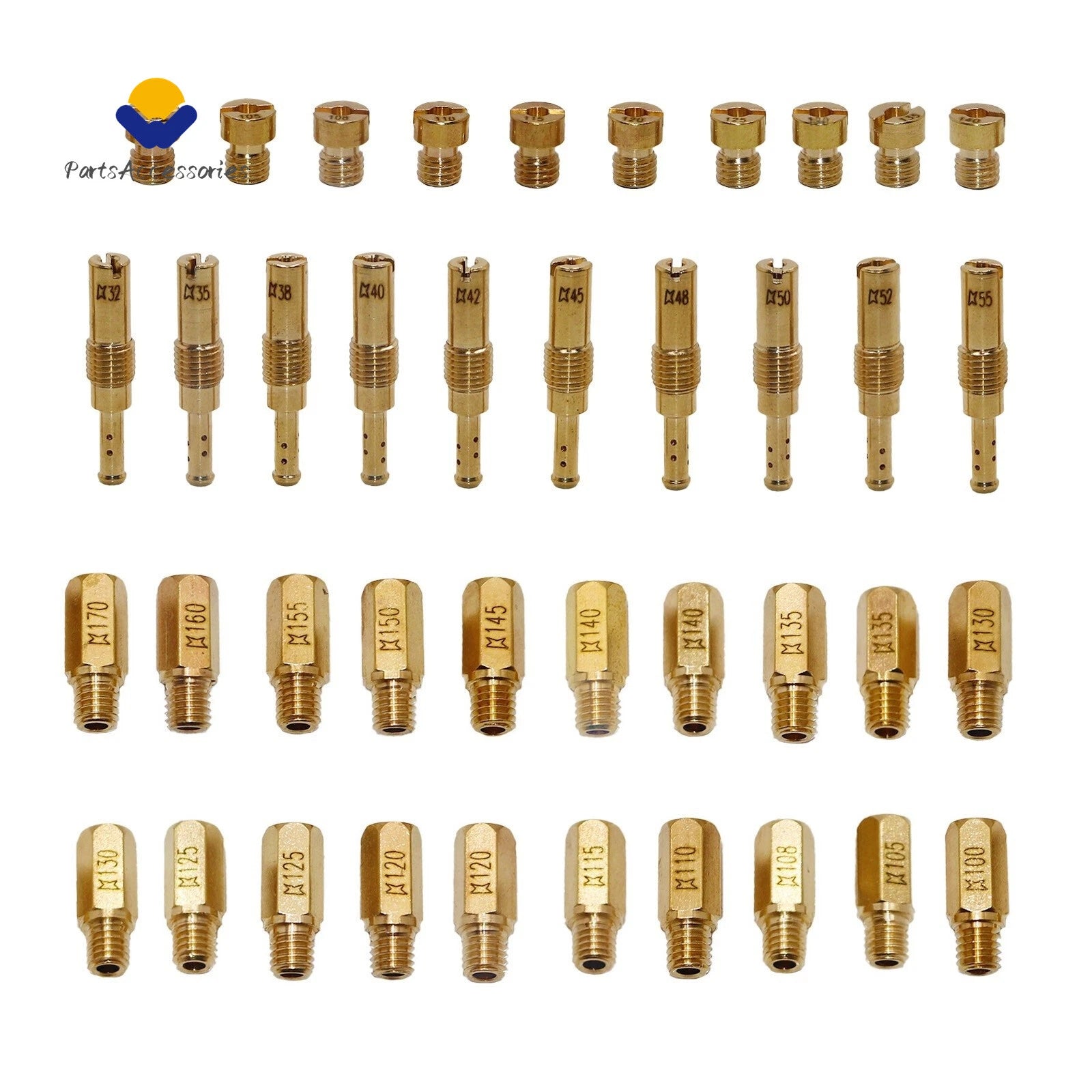 40pcs Carburetor Jet Kit for PWK Keihin OKO CVK