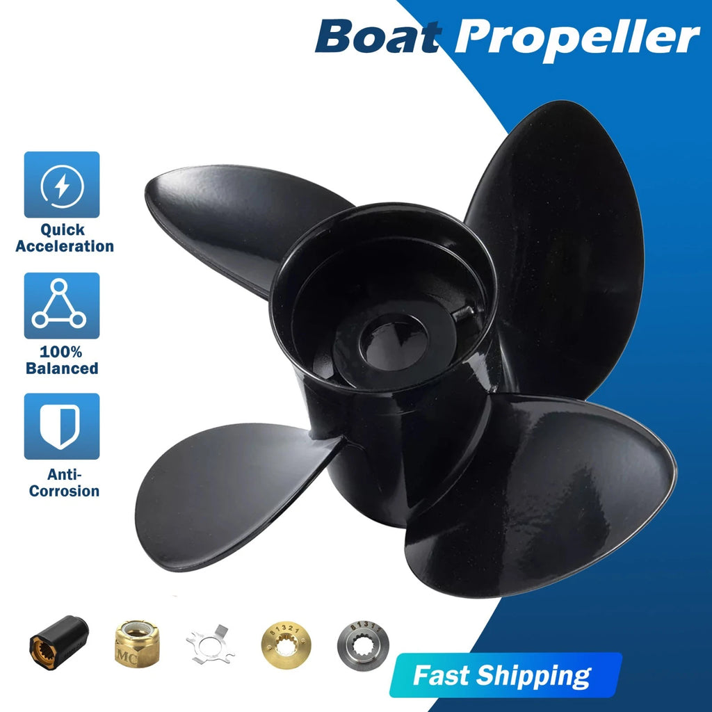 15 X 15 Outboard Propeller for Mercury/Mercruiser 135-300HP (15 Tooth, 4 Blade)