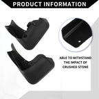 Set of 2 Front & Rear Mud Flaps for Nissan Qashqai (2023)