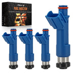 Set of 4 Fuel Injectors for Toyota Yaris 1.5L (2006–2012) 23250-21040 12 Hole