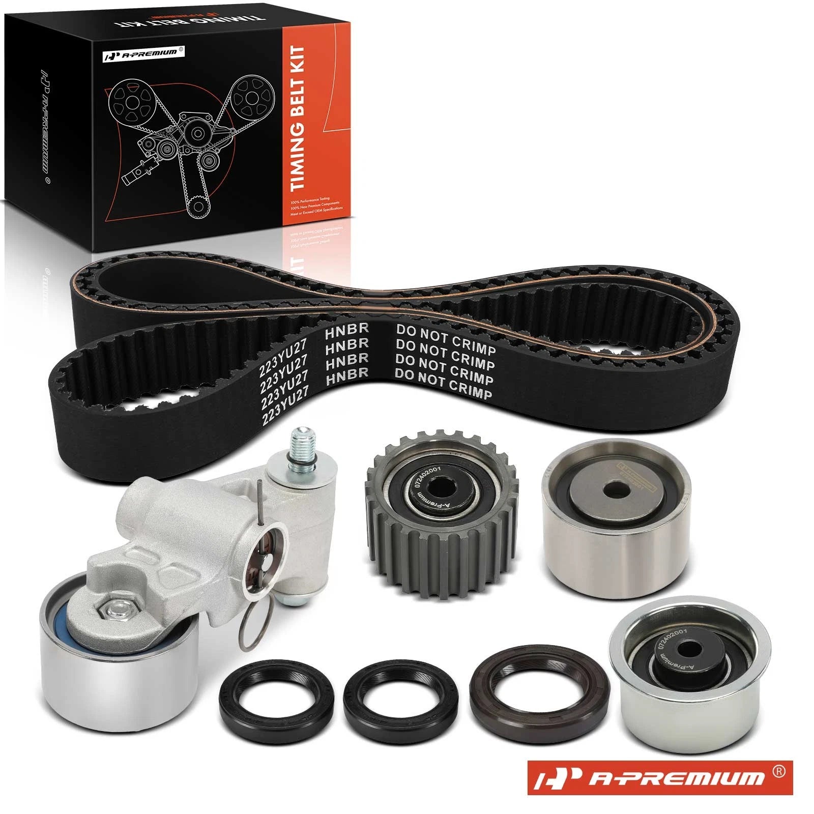 8X Timing Belt Kit for Subaru Outback, Forester, Impreza, Legacy (2000–2012)