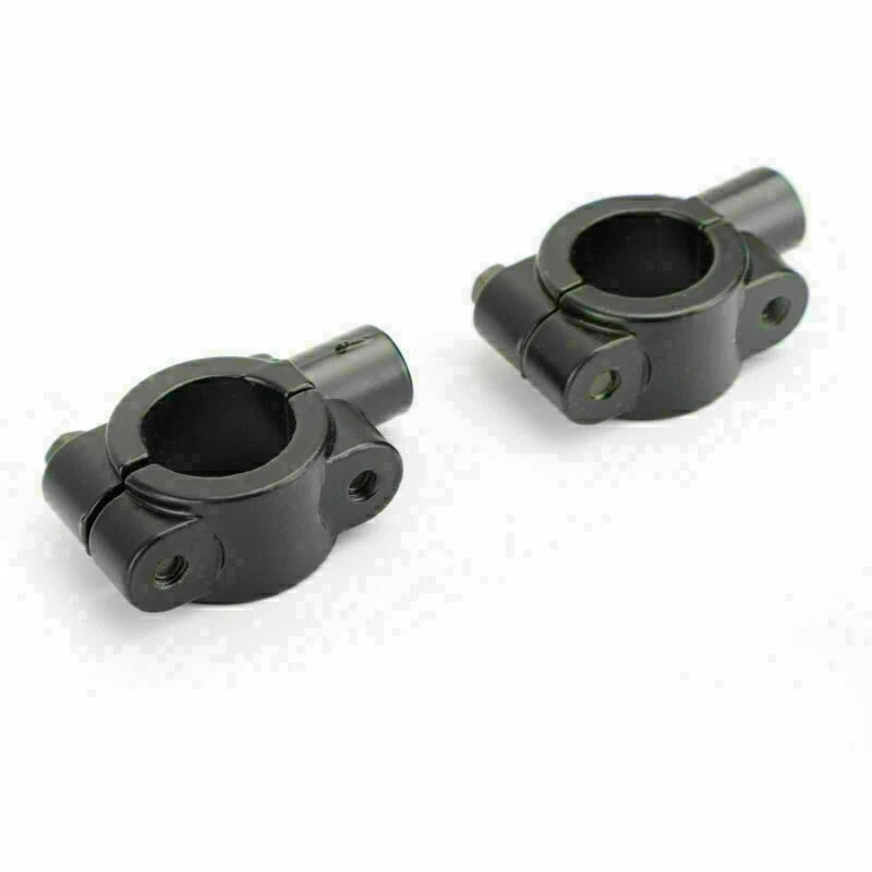 8mm M8 Handlebar Mirror Mount Clamp for Universal Motorbike (CW)