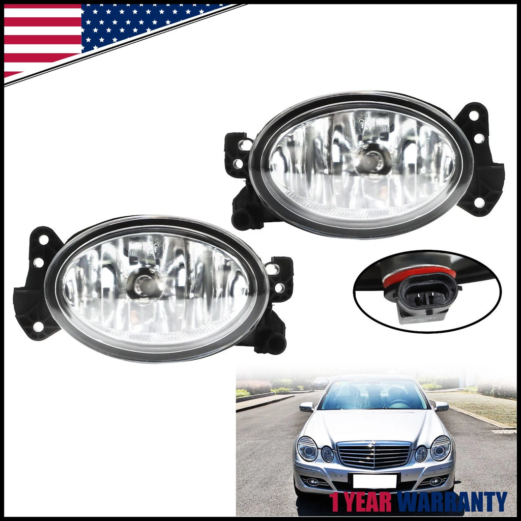 Clear Lens Bumper Fog Lights for Mercedes Benz (2007–2009)