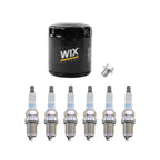 Wix Engine Oil Filter & NGK 6 Spark Plugs for Toyota Camry ES250 (1992–1996)