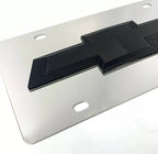 Chrome Bowtie Emblem License Plate Frame with Logo for Chevy (1999–2014)