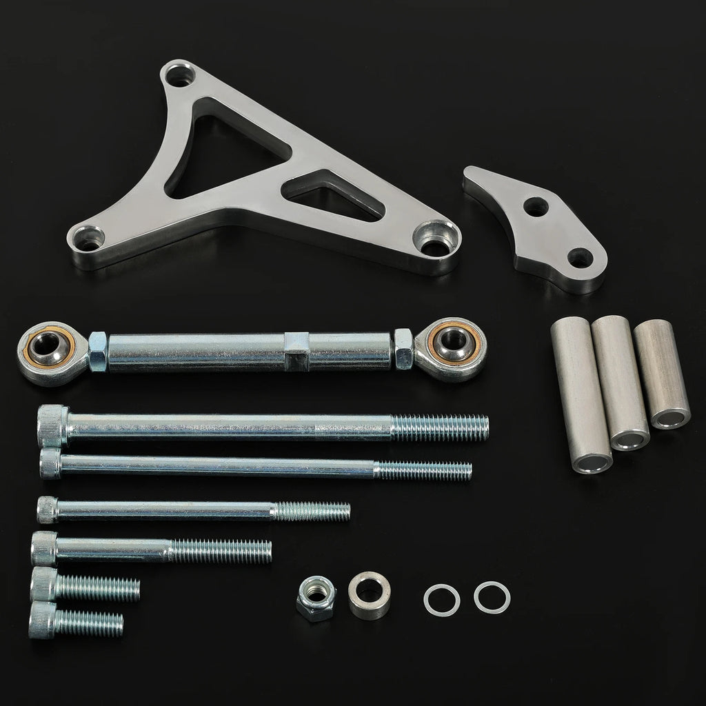 Alternator Bracket Set for Ford 289 302 (1968–1993) Billet Aluminum Polished
