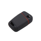 Black Silicone 3 Button Key Cover for Volkswagen 
