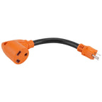 Generator Power Adapter Cord for RV (TT-30R) 12in Pure Copper 15A-30A (2019–2024)