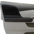2X Door Armrest PVC Carbon Fiber for Honda Odyssey (2011–2017) Red Stitch