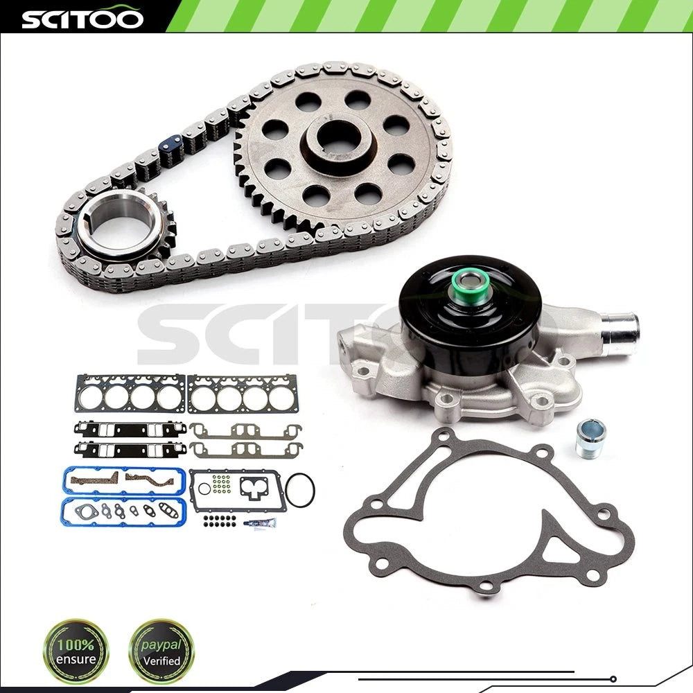 Head Gasket Set, Timing Chain Kit, Water Pump for Dodge B150 B250 B350 (1993–1994)