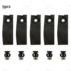 Set of 5 Lawn Mower Blades and Bolts for Honda HRU196 (2000–2023)