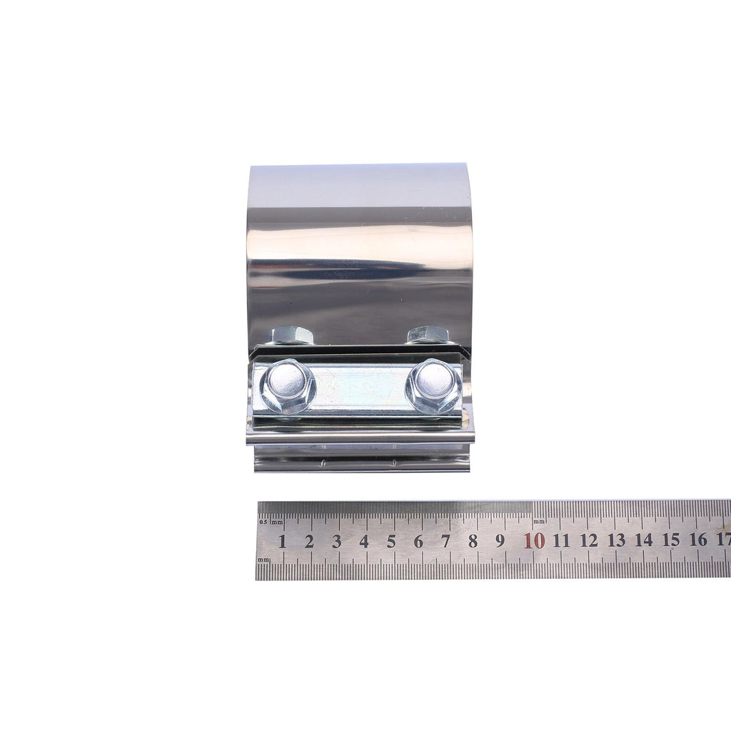 6Pcs 3" T304 Stainless Steel Exhaust Clamp for Universal Applications