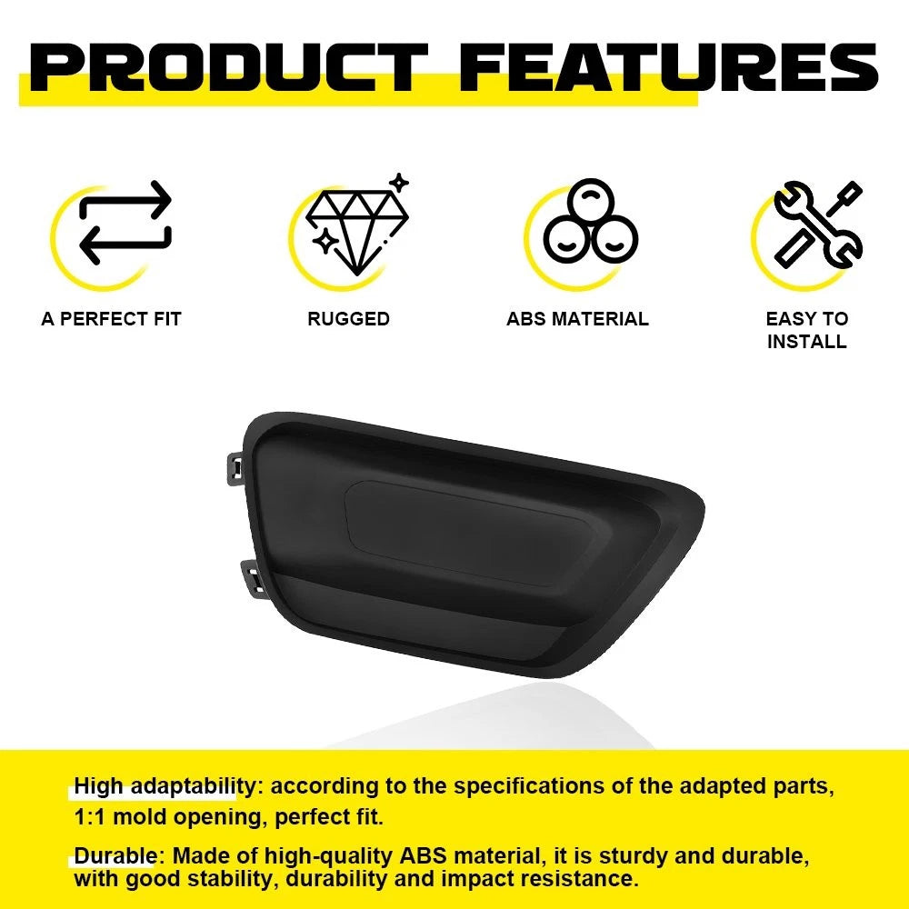 Front Bumper Fog Light Cover for Chevy Colorado (2015–2020)