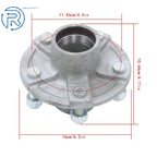 Trailer Hub Kit 5 Bolt 5 on 4.5" for 2000 lbs Trailer Axle (2000-2023)