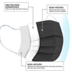 3-Ply Disposable Face Masks - Black (6000 Pcs)